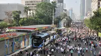 Jadi Jalur Maraton Asian Games, CFD Sudirman-Thamrin Minggu Ini Ditiadakan