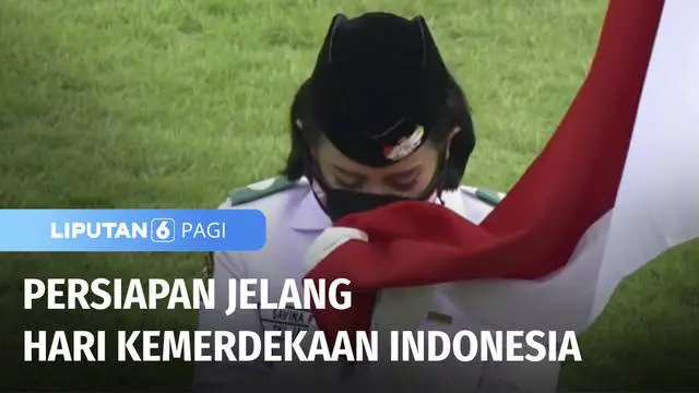 Presiden Jokowi bersama Wapres Ma’ruf Amin mengukuhkan para calon Paskibraka yang akan bertugas di Istana Merdeka. Selain itu, pesawat tempur TNI AU juga terus mempersiapkan rangkaian kegiatan Upacara HUT RI.