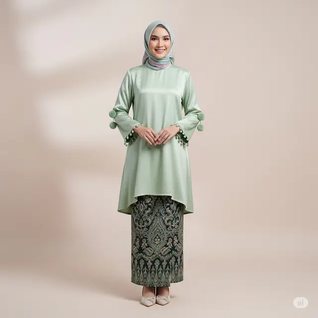 12 Desain Baju Kondangan Satin Modern dan Elegan untuk Tampil Memukau
