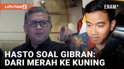 VIDEO: Konfirmasi Keanggotaan Gibran di PDIP, Hasto: Semula Merah Menjadi Kuning