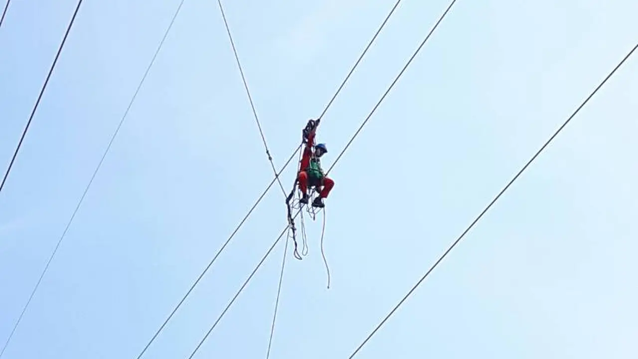 Aksi Berani Petugas PLN Saat Pulihkan Listrik Wonosobo