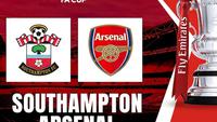 Prediksi Perempat Final Piala FA Southampton Vs Arsenal: Gunners Bidik Tiket Wembley