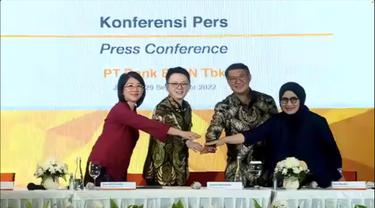 Konferensi pers PT Bank BTPN Tbk (BTPN), Kamis (29/9/2022) (Foto: tangkapan layar/Pipit I.R)