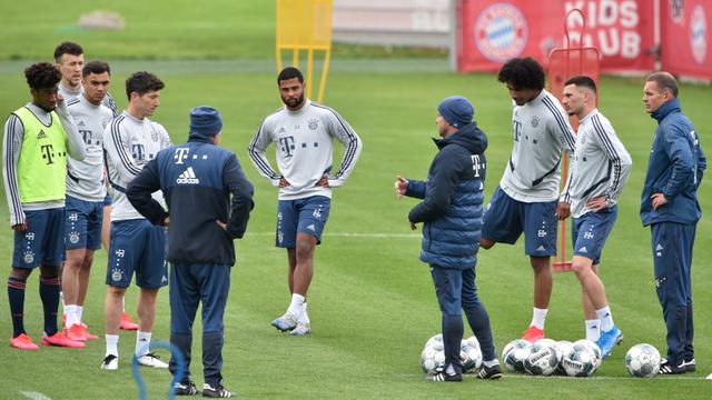 FOTO: Intip Latihan Pemain Bayern Munchen di Tengah Pandemi COVID-19