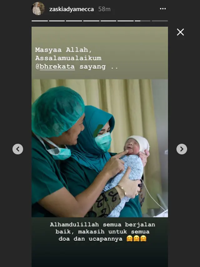 [Bintang] Zaskia Adya Mecca Melahirkan Anak ke-4