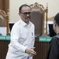 Rafael Alun seharusnya menjalani sidang pembacaan vonis di kasus gratifikasi dan tindak pidana pencucian uang hari ini. (Liputan6.com/Faizal Fanani)