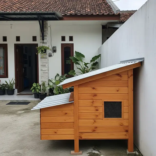 6 Desain Kandang Ayam Kecil di Samping Rumah tapi Tetap Rapi dan Tidak Mengganggu