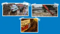Banner Infografis Hujan Ekstrem dan Banjir, Sukabumi, Bogor, Jakarta. (Liputan6.com/Trieyasni)
