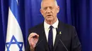 Gantz selama ini disebut-sebut sebagai calon terkuat pengganti Netanyahu jika Israel menggelar pemilihan umum saat ini. (JACK GUEZ / AFP)