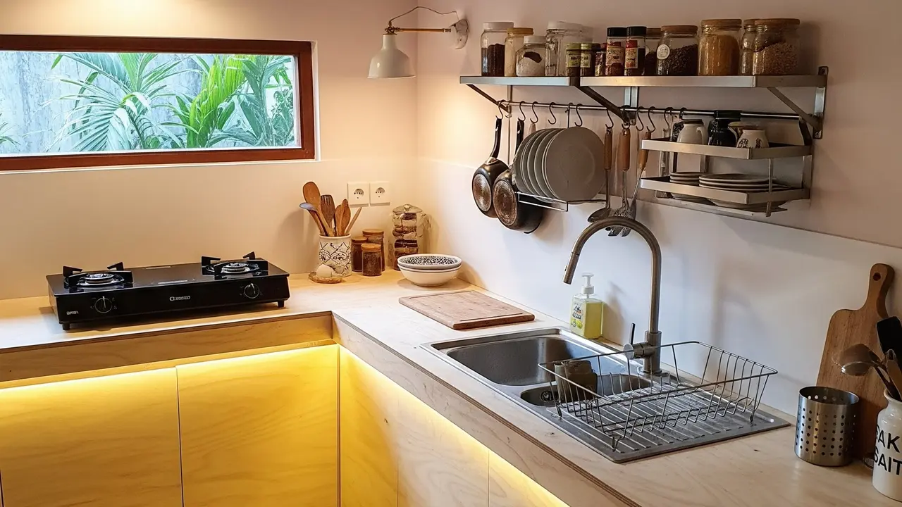 Desain Dapur Rumah Kecil Budget 10 Juta Tapi Tetap Estetik