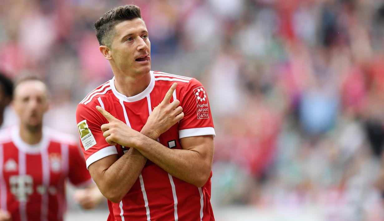 2. Robert Lewandowski  (Polandia) - Bayern Munchen. (AFP/Patrik Stollarz)
