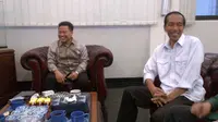 Ketua Umum PKB Muhaimin Iskandar dalam sebuah pertemuan dengan Jokowi (Liputan6.com/Hanz Jimenez Salim)