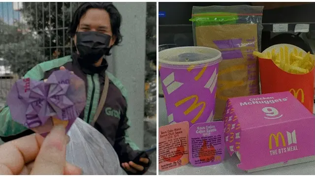 6 Bingkisan Army untuk Driver Ojol yang Rela Mengantre BTS Meal Ini Bikin Tersentuh