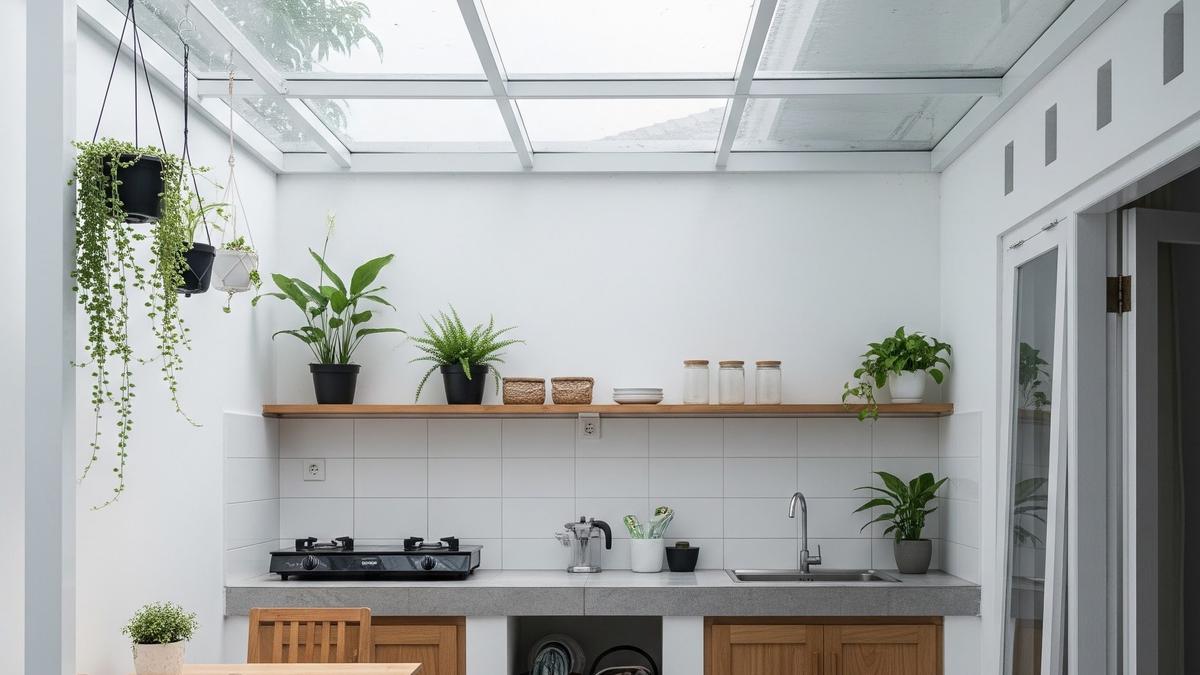 9 Model Atap Dapur Terbuka yang Tidak Panas Siang Hari, Solusi Nyaman dan Estetis