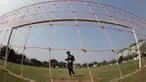 Kiper Persija, Andritany Ardhiyasa berlatih jelang Piala Presiden 2015 di Lapangan Yon Zikon 14, Jakarta, Jumat (21/8/2015). Kiper berusia 23 tahun itu sempat tidak hadir pada latihan perdana. (Bola.com/Vitalis Yogi Trisna)