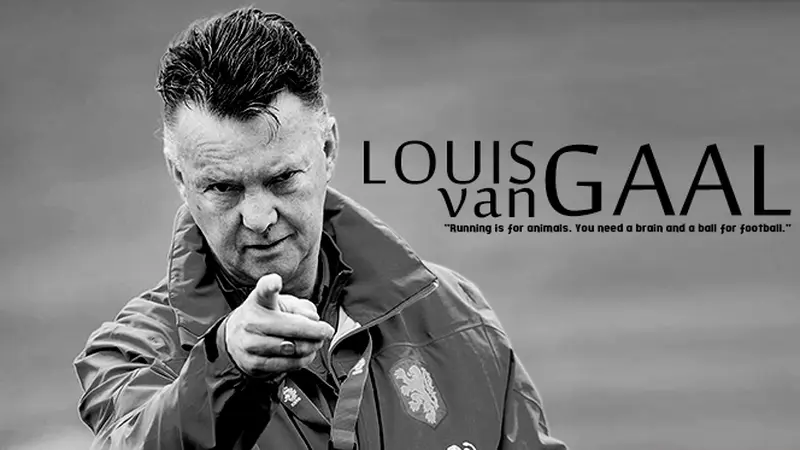 Ilustrasi Louis Van Gaal