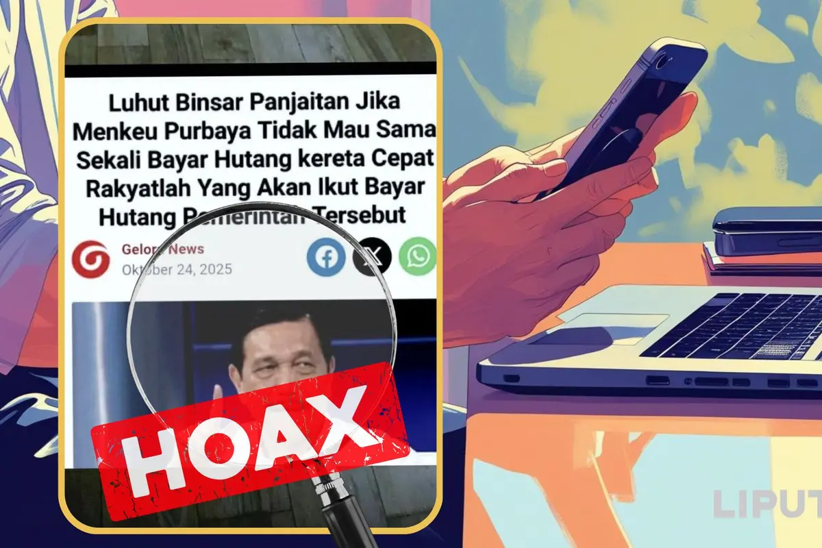 Cek fakta Luhut sebut rakyat akan bayar utang kereta cepat
