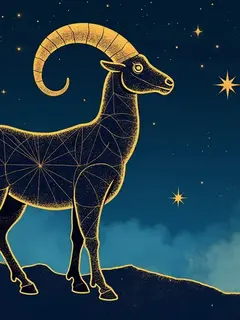logo ramalan zodiak capricorn (sumber: AI generated)