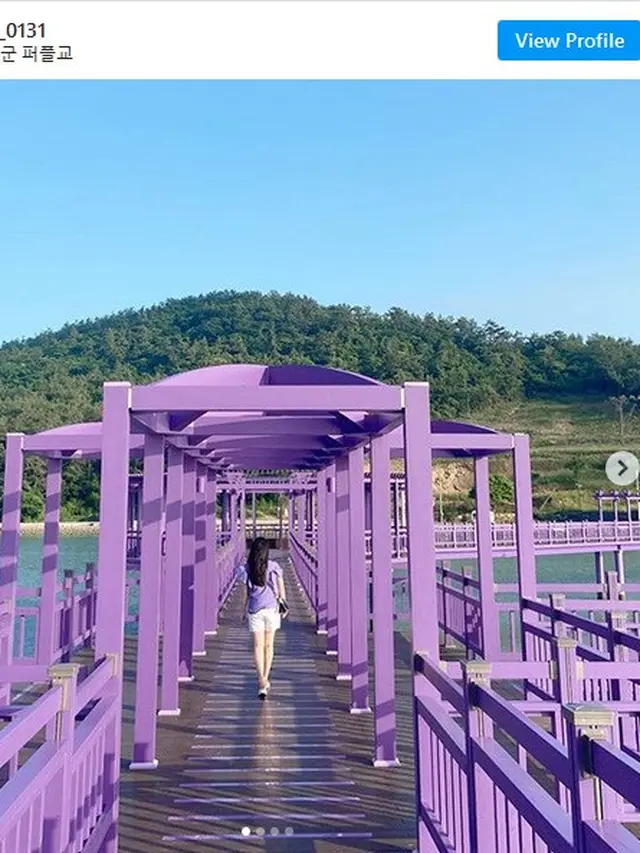 Pulau ungu di Korea