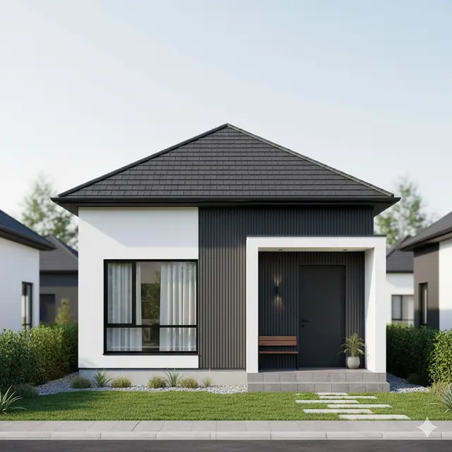 7 Gambar Rumah Sederhana 6x12 Atap Limas Desain Modern, Inspirasi Hunian Nyaman dan Elegan