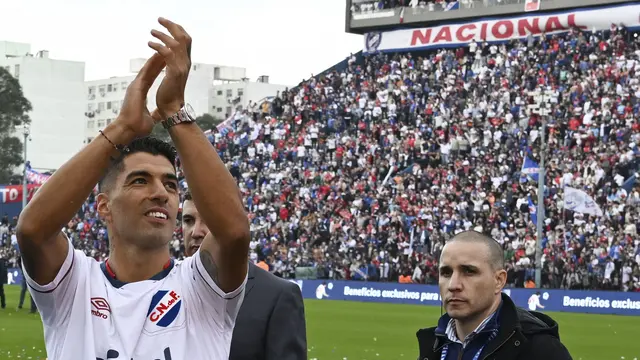 Foto: Luis Suarez Dapatkan Sambutan Hangat Saat Kembali ke Klub Masa Kecilnya, Nacional