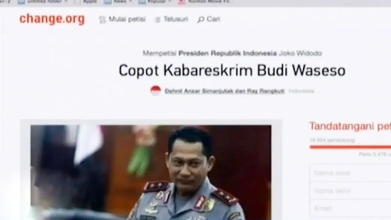 Di Situs Ini Ribuan Orang Tandatangani Petisi Pencopotan Buwas