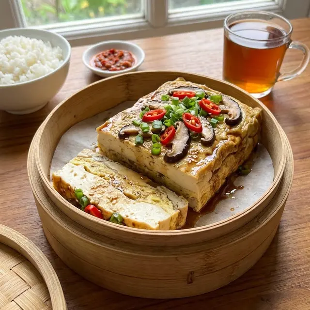 Telur Tahu Kukus