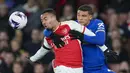 The Gunners menang dengan skor telak 5-0 atas tamunya Chelsea. (AP Photo/Kin Cheung)