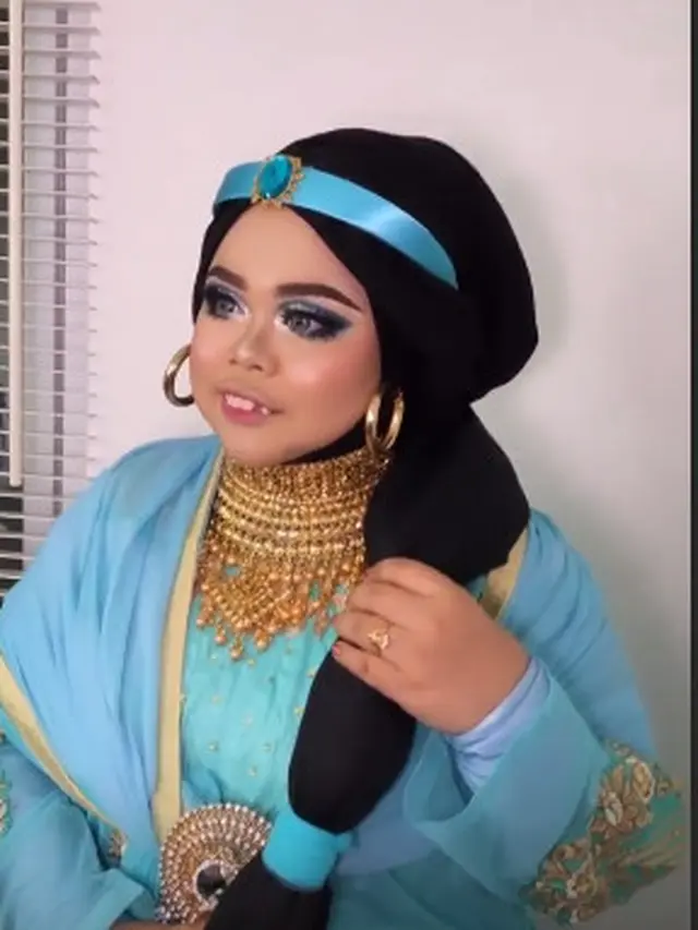 6 Potret Kekeyi Tampil Bak Putri Jasmine, Bikin Pangling