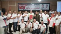 Partai Garuda menyerahkan surat dukungan ke Cagub Sumsel Dodi Reza Alex Noerdin (dok.istimewa / Nefri Inge)