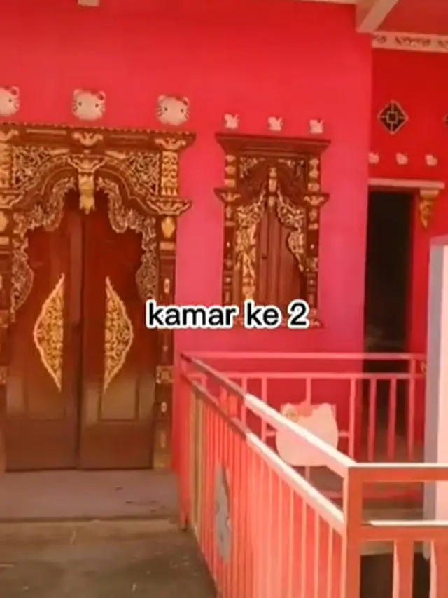Viral Rumah Berdesain Serba Hello Kitty Warna Pink, Ini 7 Potretnya yang Curi Perhatian