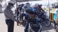 Arus Balik Mudik di Pelabuhan Gilimanuk Diwarnai Razia