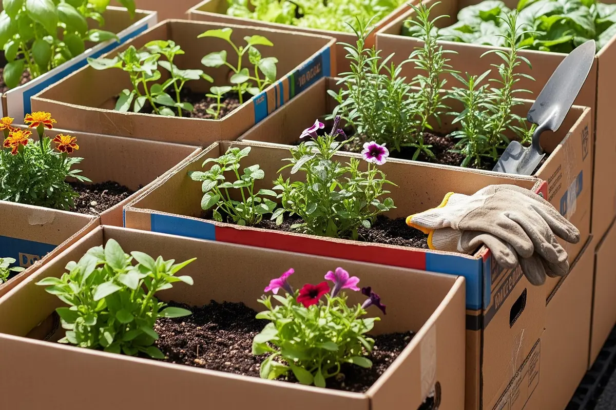 Cara Memanfaatkan Kardus Bekas untuk Berkebun