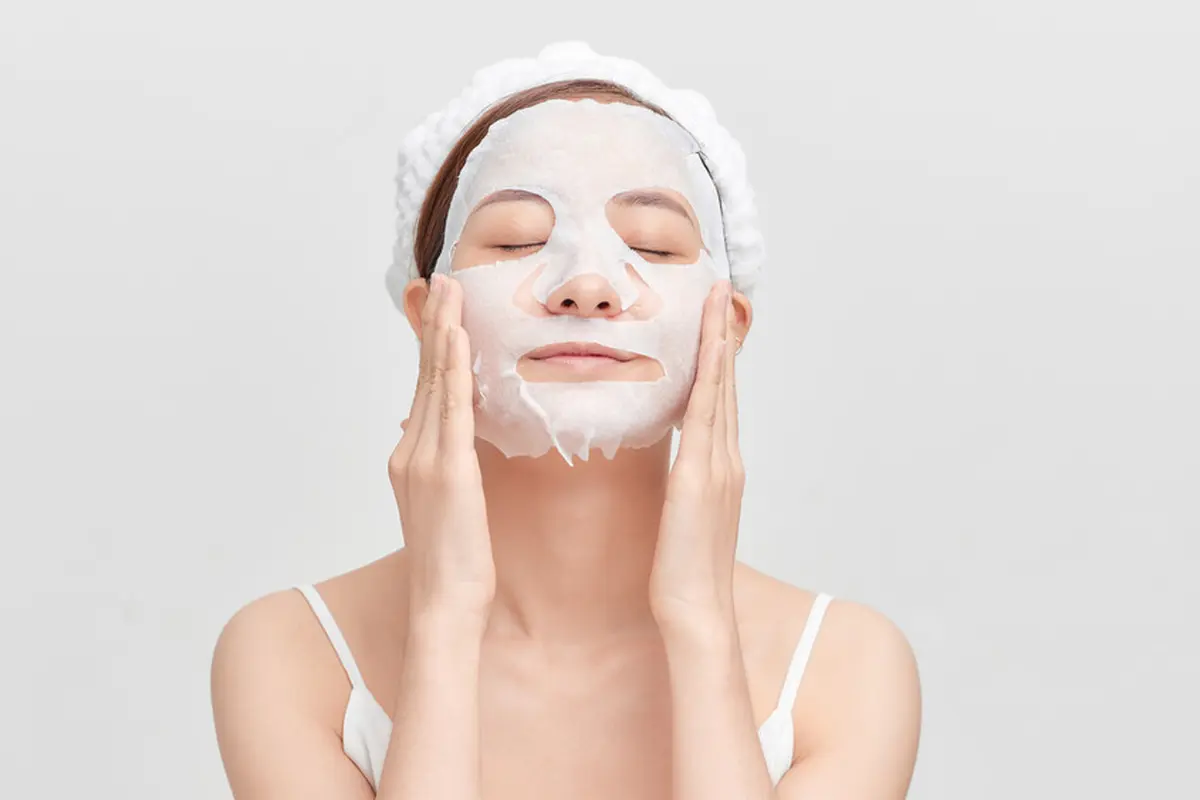 Ilustrasi jenis masker wajah