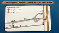 Pengelola tol Solo-Solo Yogyakarta akan mengoperasikan jalur fungsional jalan Tol Solo-Yogyakarta sepanjang 13 Kilometer dalam rangka menyambut Libur panjang Natal 2023 dan Tahun Baru 2024 (Nataru).