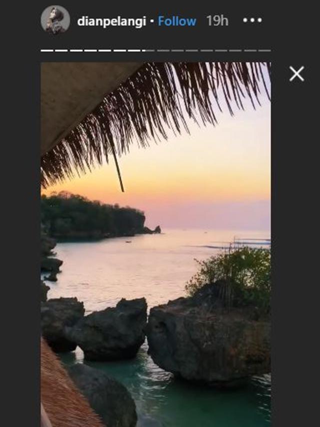 7 Momen Dian Pelangi dan Suami Bulan Madu di Bali, Romantis