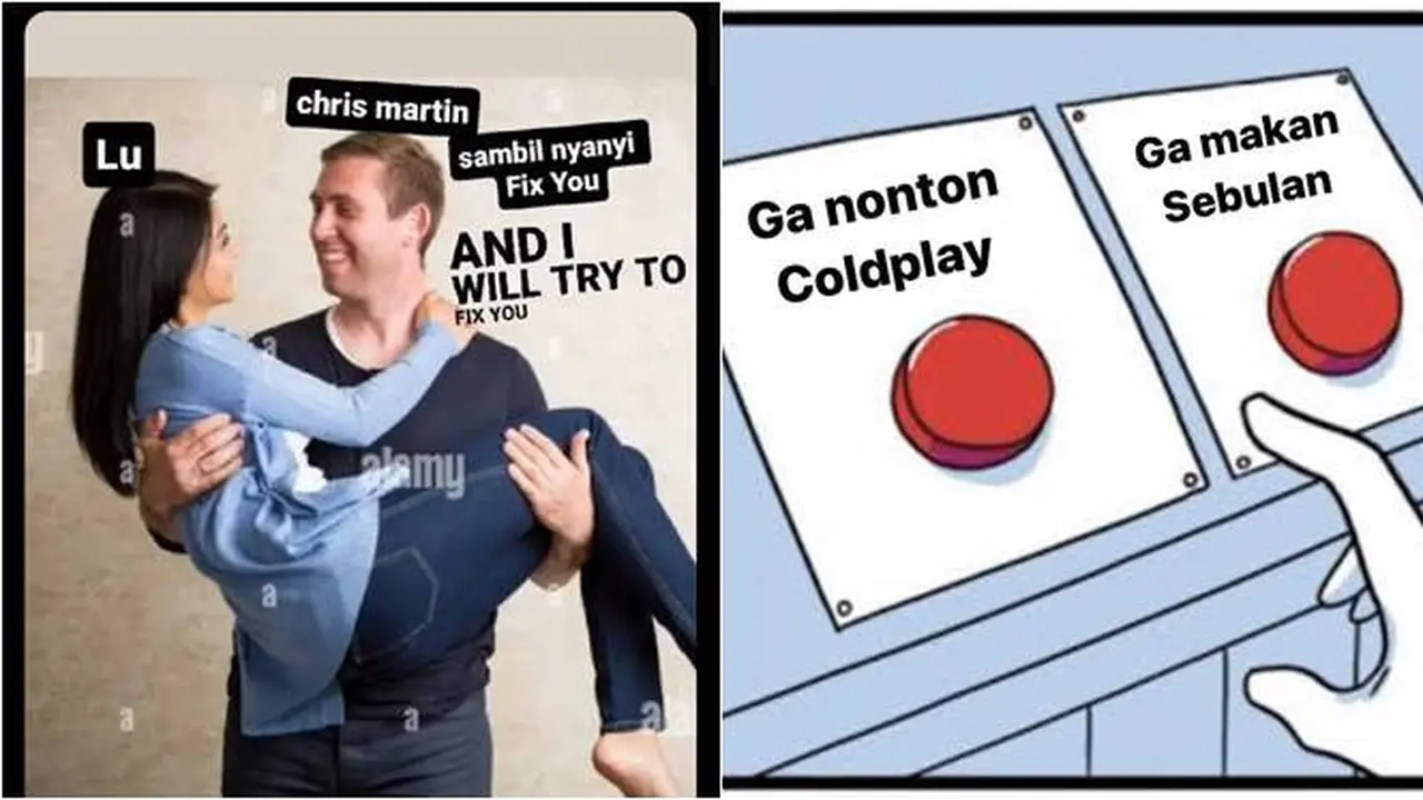 6 Meme Kocak Orang Ingin Nonton Konser Coldplay Ini Bikin Tepuk Jidat