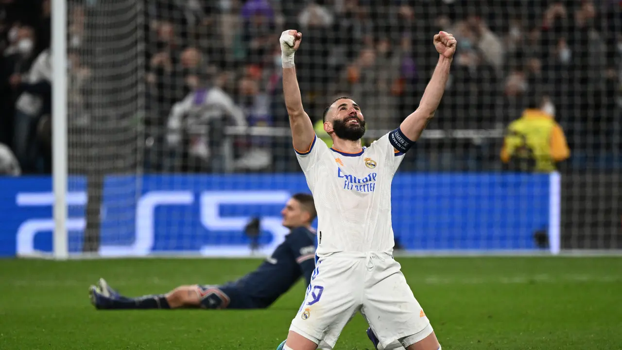Karim Benzema - Real Madrid - Liga Champions - 10 Maret 2022