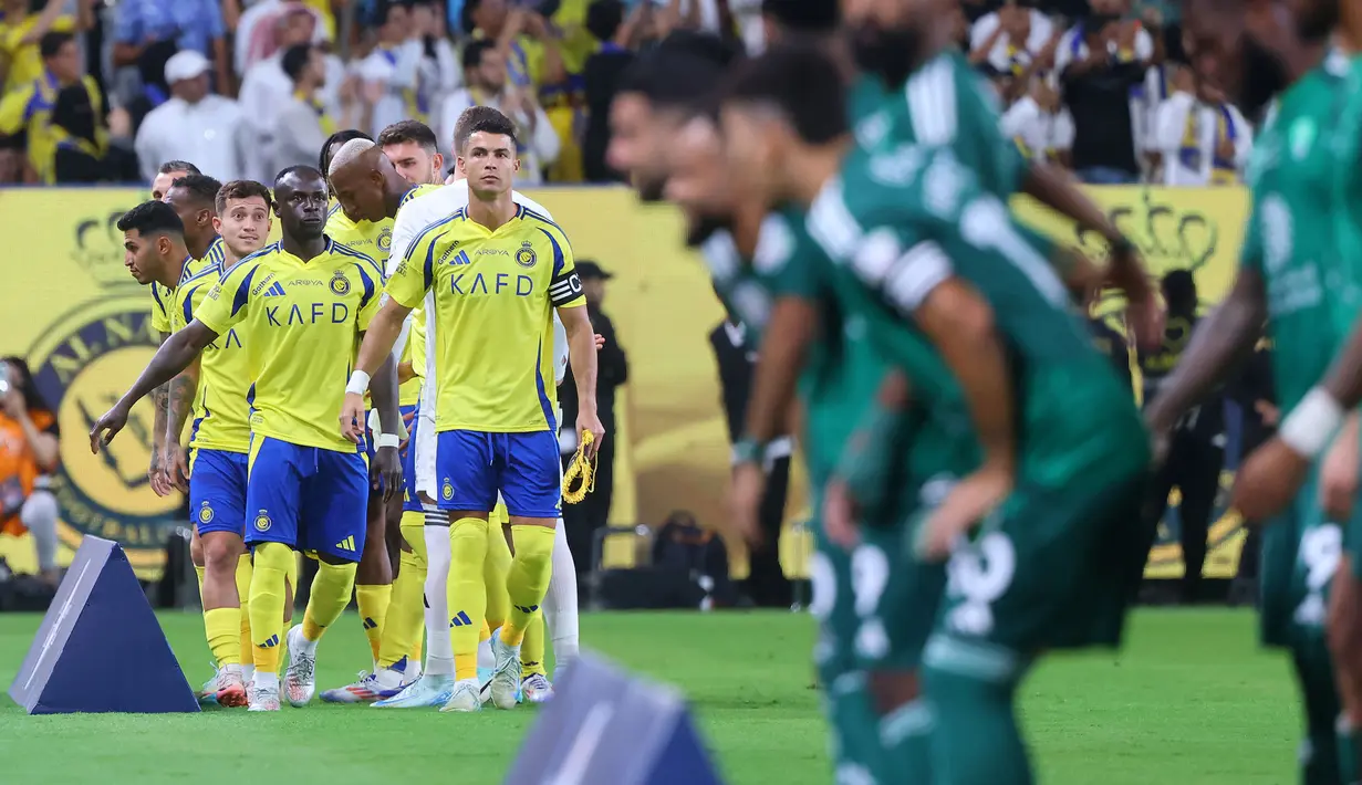 Seperti diketahui, Cristiano Ronaldo berhasil mencatatkan rekor gemilang tersebut saat laga melawan Kroasia di UEFA Nations League, (05/09). (AFP/Fayez Nureldine)