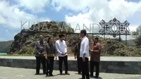 Jokowi saat Peresmian KEK Mandalika di Lombok