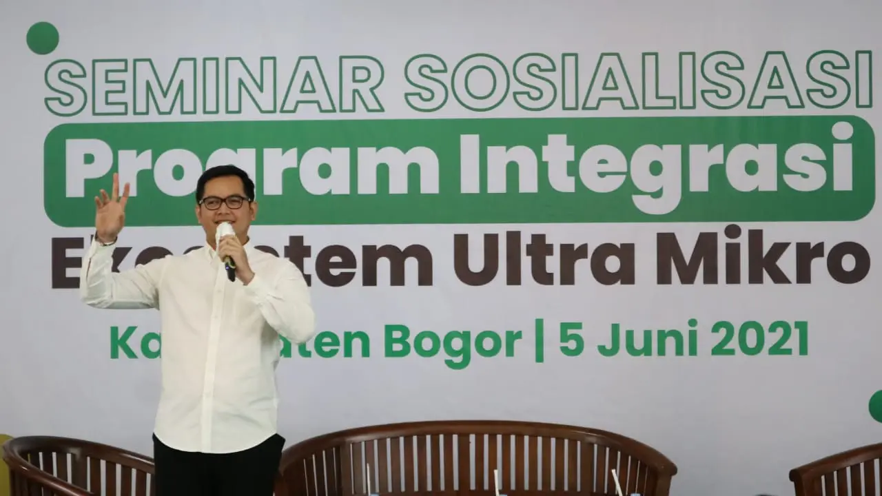 Tommy Kurniawan Sosialisasi Sinergi Ekosistem BUMN Ultra Mikro di Kabupaten Bogor