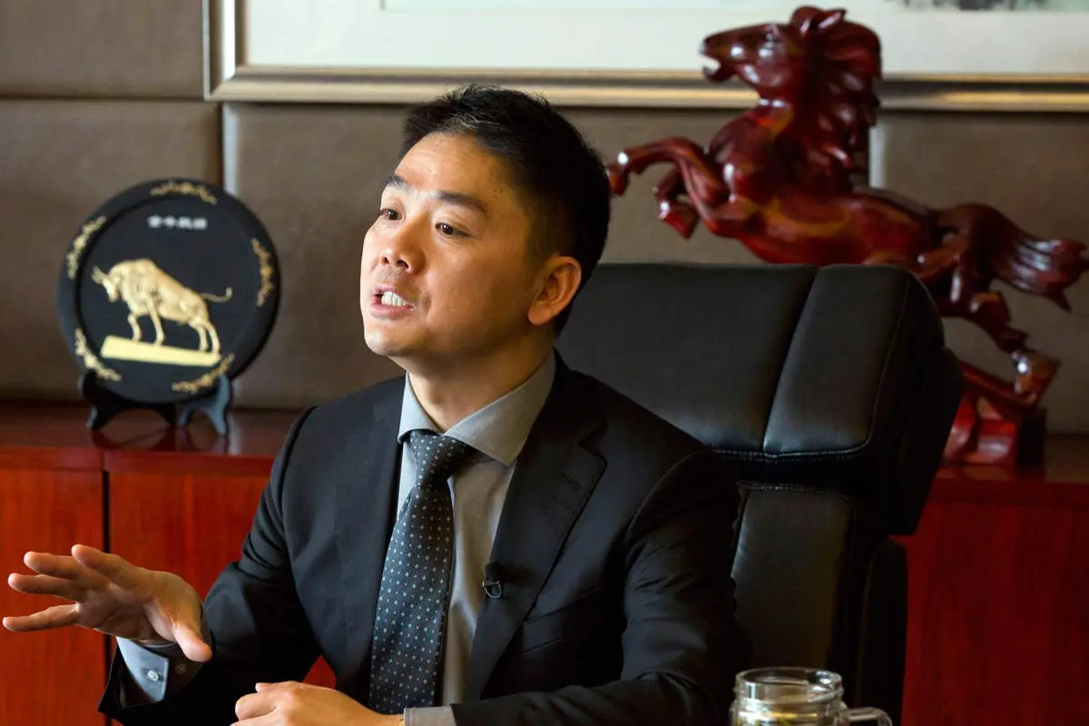 Richard Liu, pendiri dan CEO JD.com, salah satu perusahaan e-commerce terbesar di China (AP/Ng Han Guan)