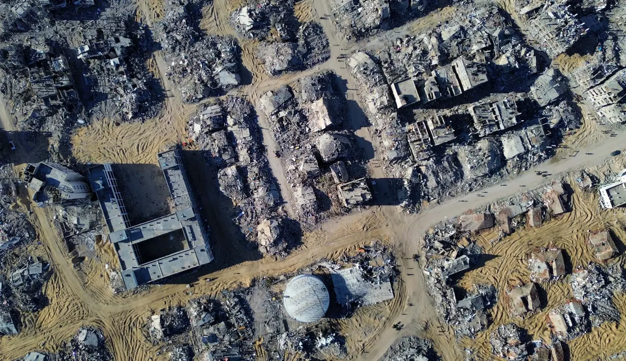 Gencatan senjata antara Israel dan milisi Hamas di Gaza mulai berlaku Minggu (19/1/2025). (Foto oleh AFP)