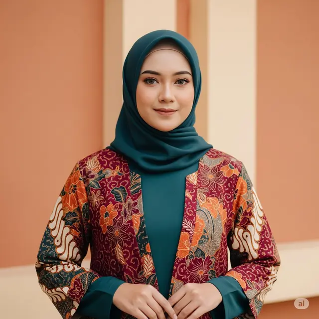 Model Outer untuk Gamis Polos. Foto: Gemini