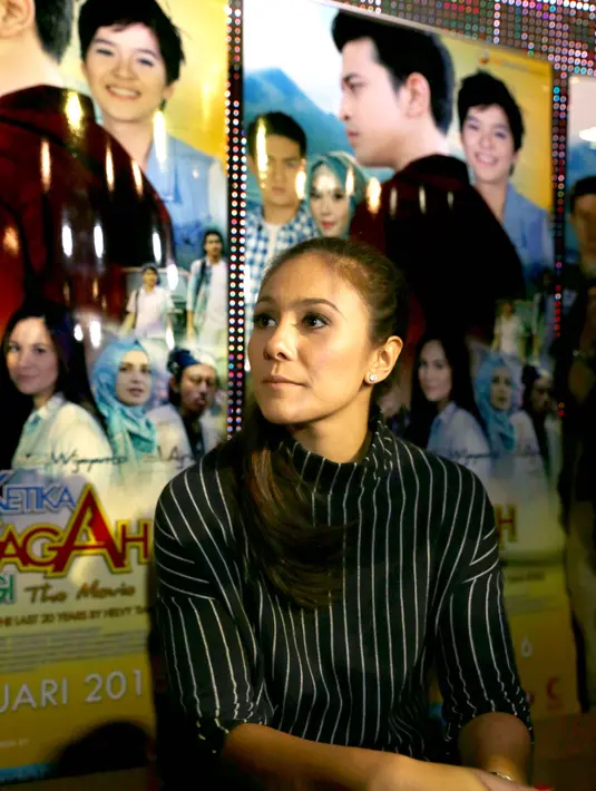 Selain ingin ilmu agamanya terus bertambah meski sedikit dan perlahan, Wulan Guritno juga ingin menjadi manusia yang juga baik. Meski sedikit-sedikit namun Wulan Guritno ingin terus menjadi lebih baik. (Nurwahyunan/Bintang.com)