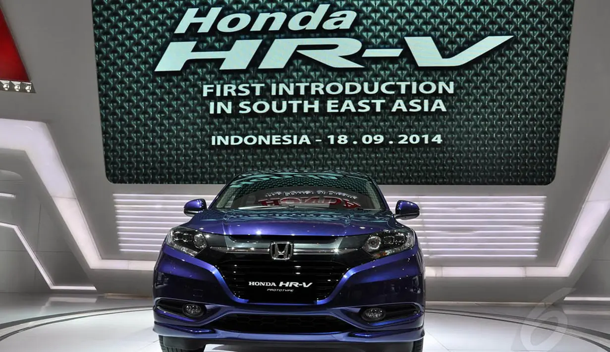PT Honda Prospect Motor merilis varian baru crossover Honda HR-V di arena IIMS 2014, Jakarta, (18/9/14). (Liputan6.com/Miftahul Hayat)