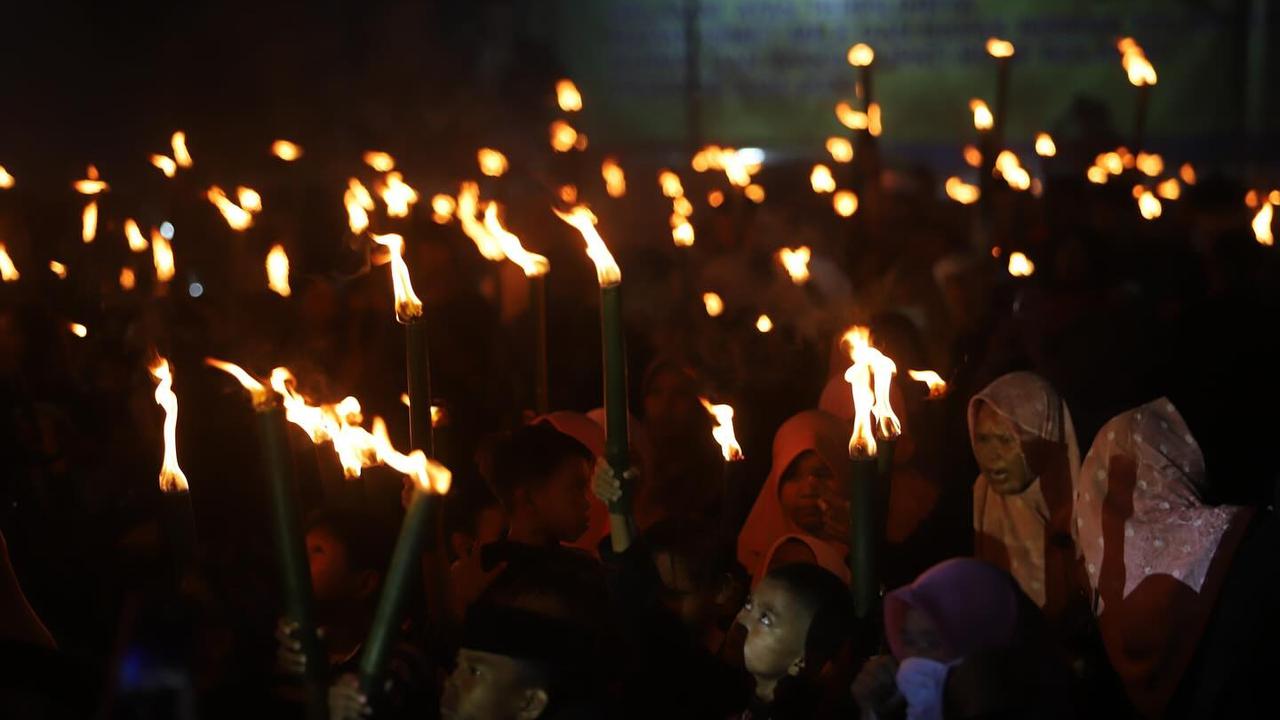 Pawai Obor Bone Bolango