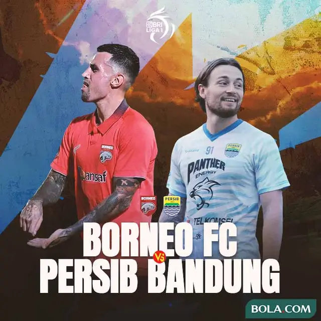Liga 1 - Duel Pemain Naturalisasi Asal Belanda - Borneo FC Vs Persib Bandung