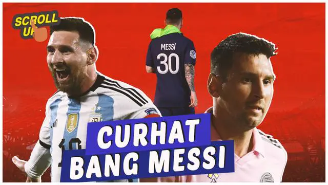 Berita video, scroll up kali ini akan membahas podcast terbaru Lionel Messi yang mengatakan hubungannya dengan PSG setelah menjuarai Piala Dunia.