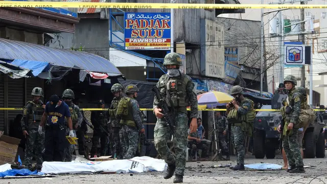 Dua Bom Meledak di Gereja Filipina Selatan saat Misa Minggu